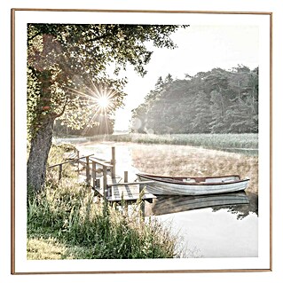 Reinders Bild Slim Frame Wood (Rise and Shine, B x H: 50 x 50 cm)