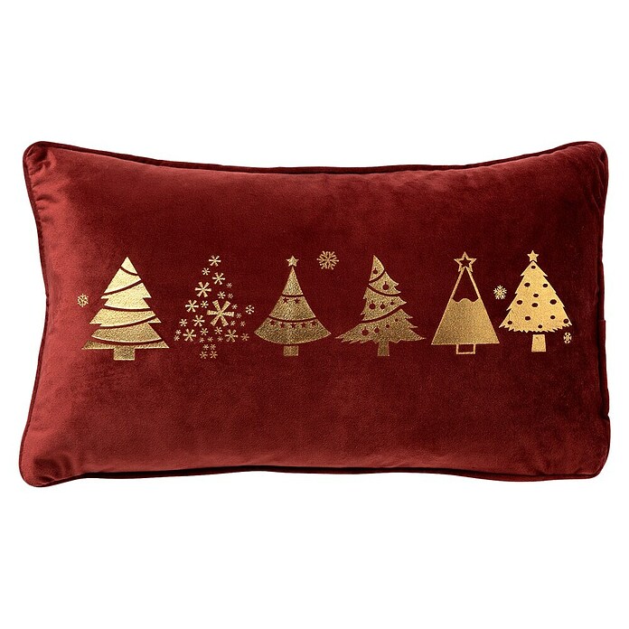 Kissen Baum (Merlot, 50 x 30 cm, 100 % Polyester) | BAUHAUS