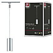 Paulmann URail Lámpara colgante LED Barrel (1 luz, 6 W, Color de luz: Blanco cálido, Altura: 135 cm)