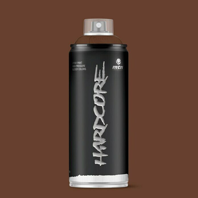 mtn Spray Hardcore (Marrón chocolate, 400 ml, Brillante)