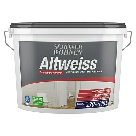 SCHÖNER WOHNEN-Farbe  Wandfarbe Altweiß