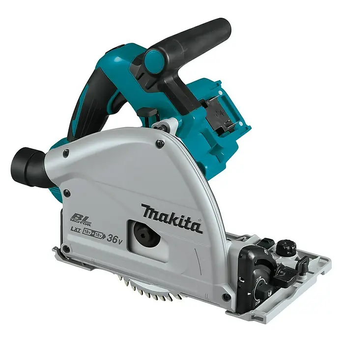 Makita LXT 18V Akku-Tauchsäge DSP600ZJ - 18 V, Ohne Akku, 2.500 U/min - 6.300 U/min - Makita Akku-Tauchsäge mit präzisem Schnitt. Ideal für den professionellen Einsatz auf Baustellen und in Werkstätten.