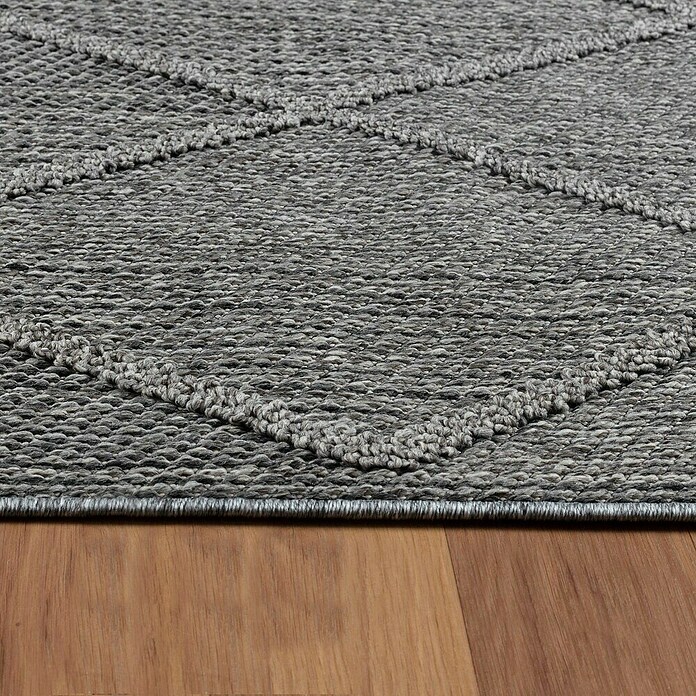 Outdoor-Teppich Patara II (Grau, 170 x 120 cm, 100 % Polypropylen) | BAUHAUS