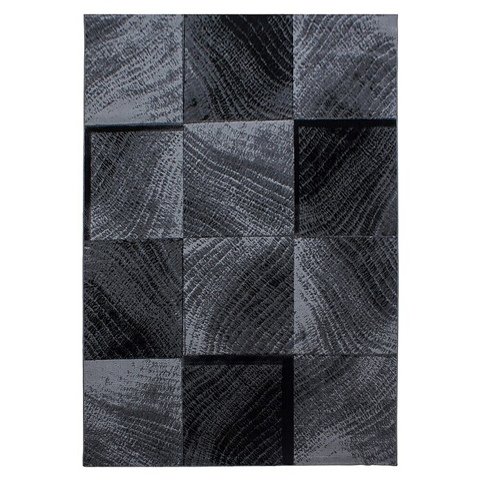 Kurzflorteppich Plus (Schwarz/Anthrazit, 340 x 240 cm, 100 % Polypropylen) | BAUHAUS