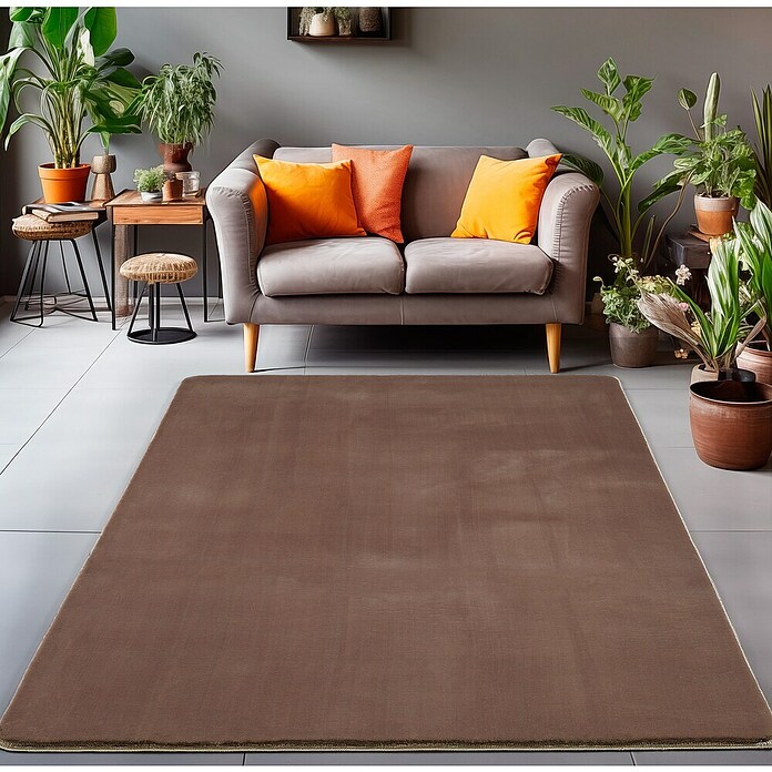 Kurzflorteppich Luxy (Beige, 230 x 160 cm, 100 % Polyester) | BAUHAUS