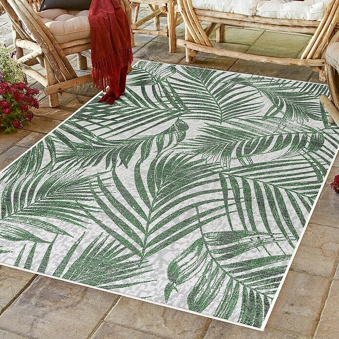 Outdoor-Teppich Sunny I (Grün, 230 x 160 cm, 100 % Polypropylen) | BAUHAUS