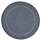 Outdoor-Teppich Relax (Blau, Durchmesser: 120 cm, 100 % Polypropylen) | BAUHAUS