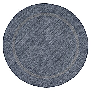 Outdoor-Teppich Relax (Blau, Durchmesser: 120 cm, 100 % Polypropylen)