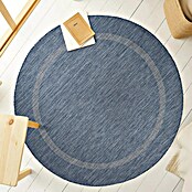 Outdoor-Teppich Relax (Blau, Durchmesser: 160 cm, 100 % Polypropylen) | BAUHAUS