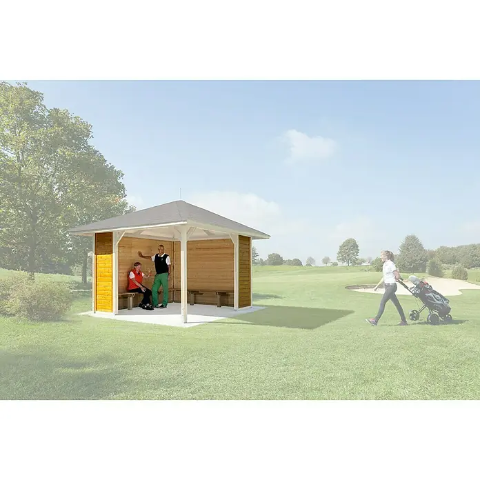 Weka Pavillon-Bank- & Wand-Set Gr. 1