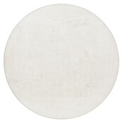 Hochflorteppich Pouffy (Creme, Durchmesser: 120 cm, 100 % Polyester) | BAUHAUS