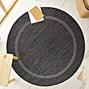 Outdoor-Teppich Relax (Schwarz, Durchmesser: 160 cm, 100 % Polypropylen) | BAUHAUS