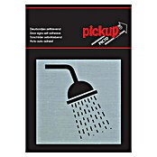 Pickup Etiqueta adhesiva (Motivo: Ducha, L x An: 80 x 80 mm)