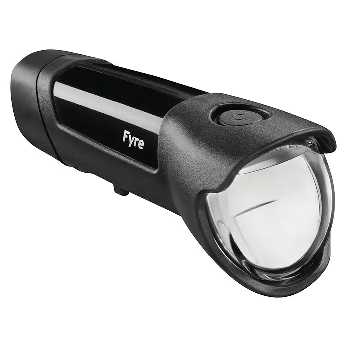 Busch+Müller LED-Frontleuchte Ixon Fyre - Beleuchtungsstärke: 35 lx - Schwarze Fyrelampe mit glänzendem Gehäuse und klarer Linse, ideal für den Einsatz im Freien. Kompakt, robust und zuverlässig.