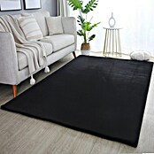 Hochflorteppich Pouffy (Schwarz, 290 x 200 cm, 100 % Polyester) | BAUHAUS