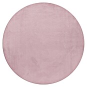 Hochflorteppich Pouffy (Rosa, Durchmesser: 200 cm, 100 % Polyester) | BAUHAUS