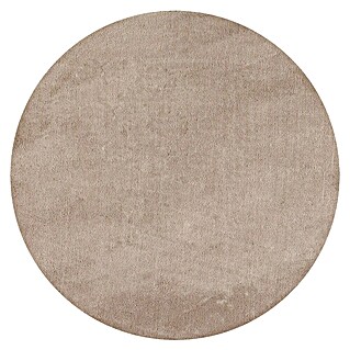 Kurzflorteppich Sky (Beige, Durchmesser: 160 cm, 100 % Polyester)