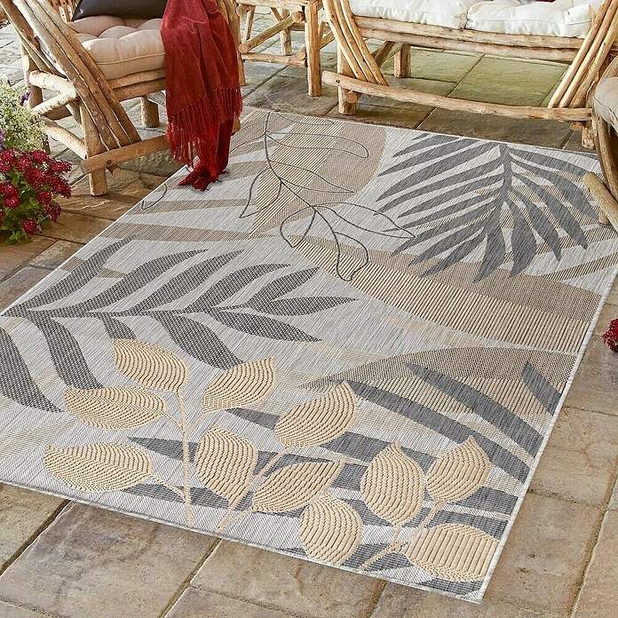 Outdoor-Teppich Sunny IV (Beige, 200 x 140 cm, 100 % Polypropylen) | BAUHAUS