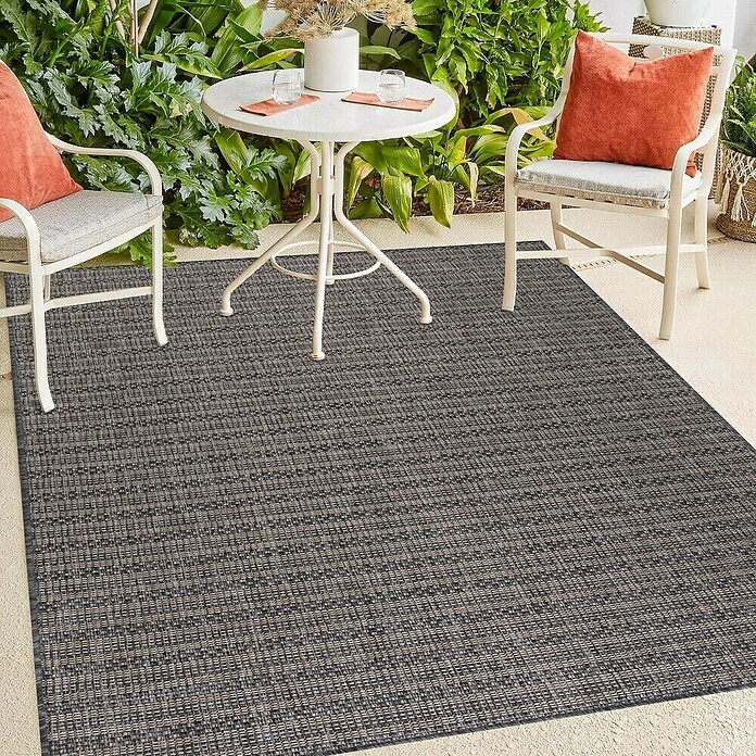 Outdoor-Teppich Zagora III (Schwarz, 230 x 160 cm, 100 % Polypropylen) | BAUHAUS