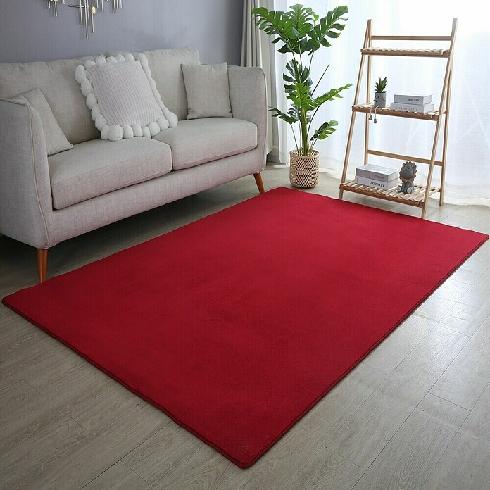 Kurzflorteppich Sky (Rot, 230 x 160 cm, 100 % Polyester) | BAUHAUS