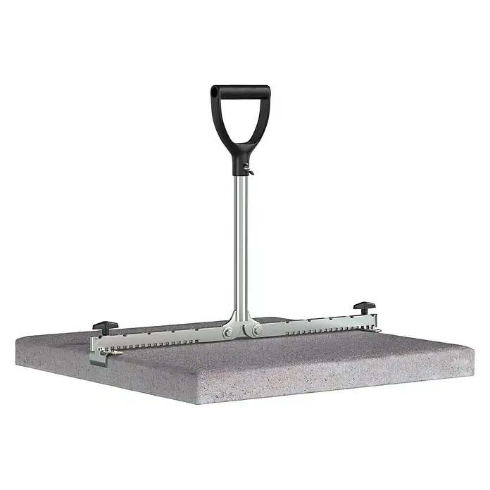 Langfit Plattenheber MS-PH2062L - Geeignet für: Terrassenplatten, Plattengröße: 30 - 62 cm - Fliesenheber mit Griff und verstellbaren Armen zum einfachen und präzisen Anheben von Fliesen. Das perfekte Werkzeug für Fliesenleger.