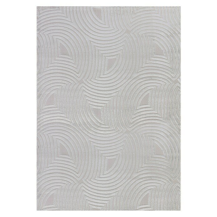 Kurzflorteppich Sahara II (Silber, 200 x 140 cm, 100 % Polypropylen) | BAUHAUS