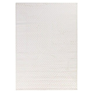 Kurzflorteppich Sahara IV (Creme, 250 x 80 cm, 100 % Polypropylen)