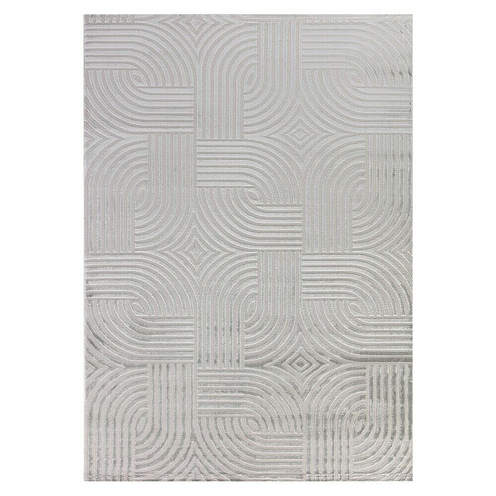 Kurzflorteppich Sahara I (Silber, 290 x 200 cm, 100 % Polypropylen) | BAUHAUS