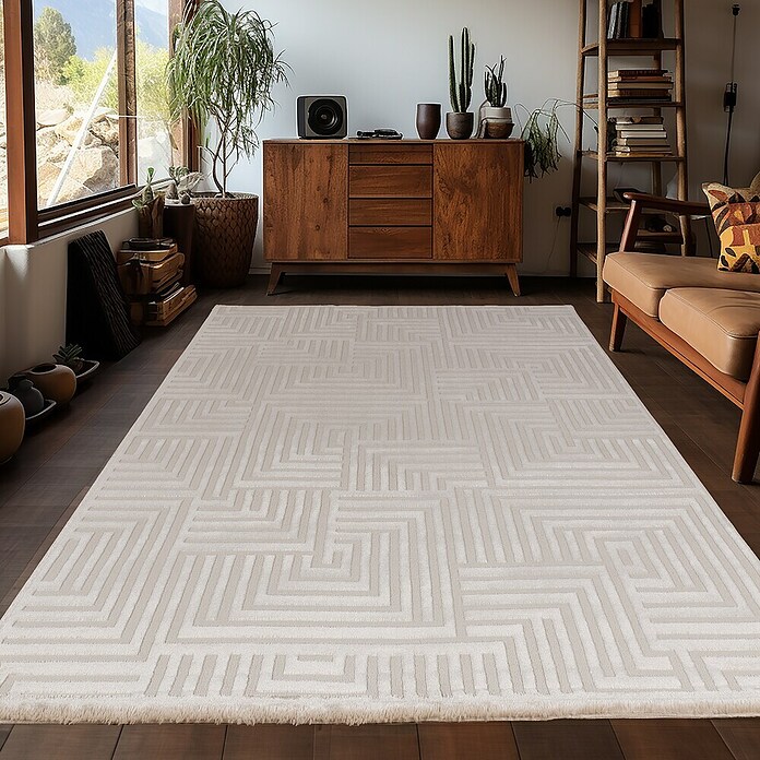 Kurzflorteppich Sahara III (Beige, 200 x 140 cm, 100 % Polypropylen) | BAUHAUS