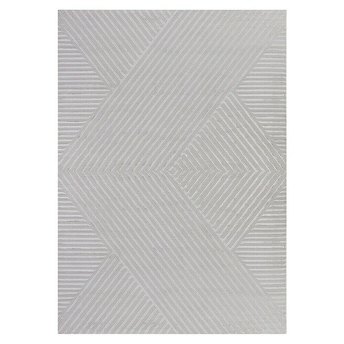 Kurzflorteppich Sahara IV (Silber, 250 x 80 cm, 100 % Polypropylen) | BAUHAUS