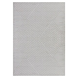 Kurzflorteppich Sahara IV (Silber, 200 x 140 cm, 100 % Polypropylen)