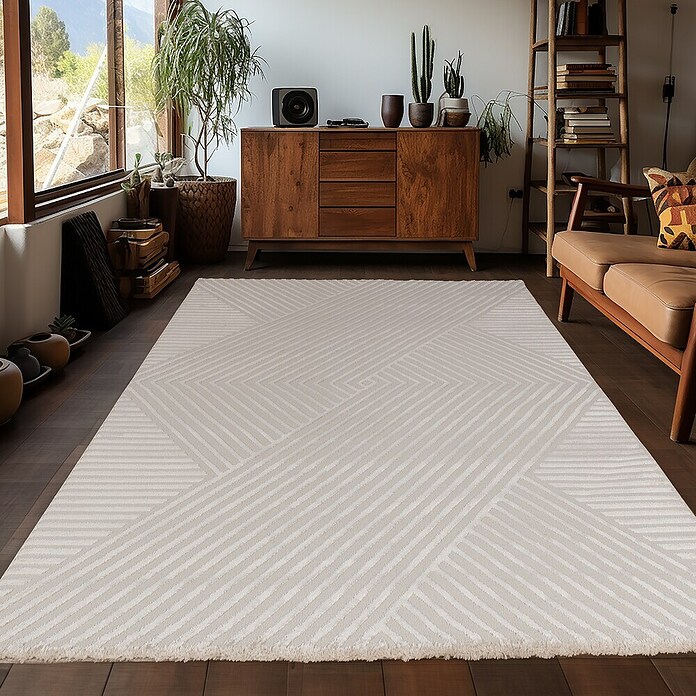 Kurzflorteppich Sahara IV (Beige, 370 x 280 cm, 100 % Polypropylen) | BAUHAUS