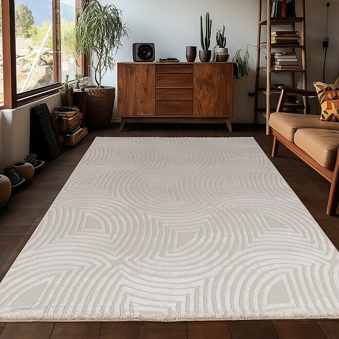 Kurzflorteppich Sahara II (Beige, 370 x 280 cm, 100 % Polypropylen) | BAUHAUS