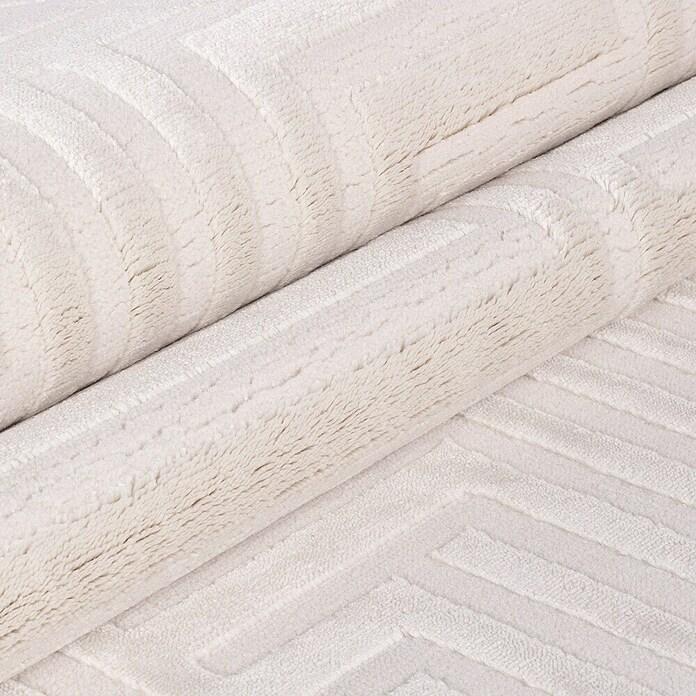 Kurzflorteppich Sahara III (Creme, 250 x 80 cm, 100 % Polypropylen) | BAUHAUS