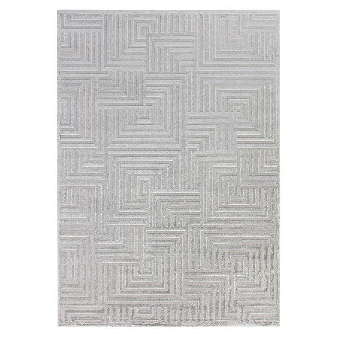 Kurzflorteppich Sahara III (Silber, 340 x 240 cm, 100 % Polypropylen) | BAUHAUS