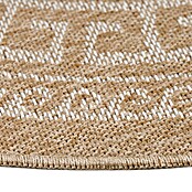 Outdoor-Teppich Comilla II (Beige, Durchmesser: 160 cm, 100 % Polypropylen) | BAUHAUS