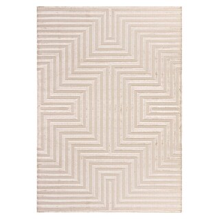 Kurzflorteppich Sahara V (Beige, 170 x 120 cm, 100 % Polypropylen)