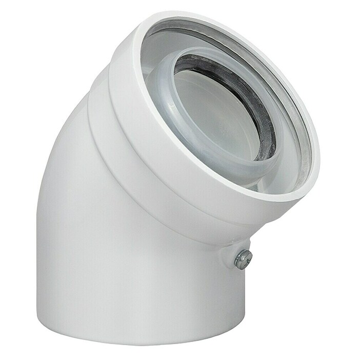 Practic Codo coaxial 45º (Diámetro: 60 mm) | BAUHAUS