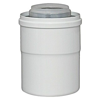 Practic Empalme para tubo coaxial Condensación (Largo: 25 cm, Blanco)