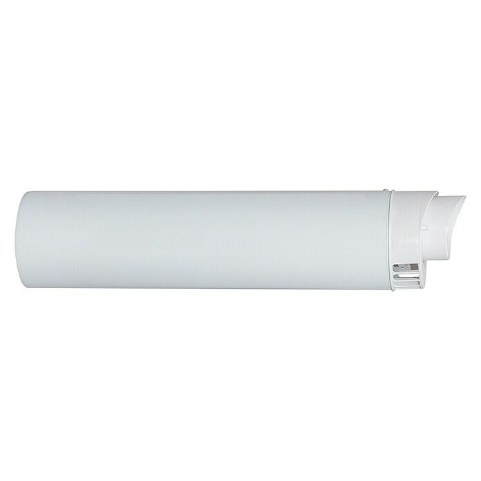 Practic Empalme para tubo tramo final coaxial Condensación (Blanco) | BAUHAUS