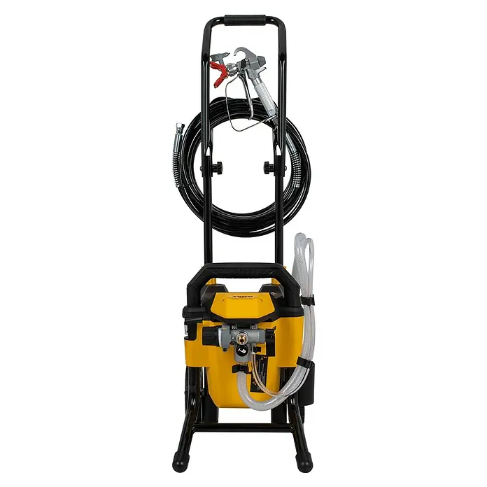 Vito Sistema de pulverización de pintura VIMPA850 - 850 W, Caudal: 1,1 l/min - Pulverizador de pintura de alta presión con carro, ideal para grandes proyectos. Fácil de usar y resultados profesionales.