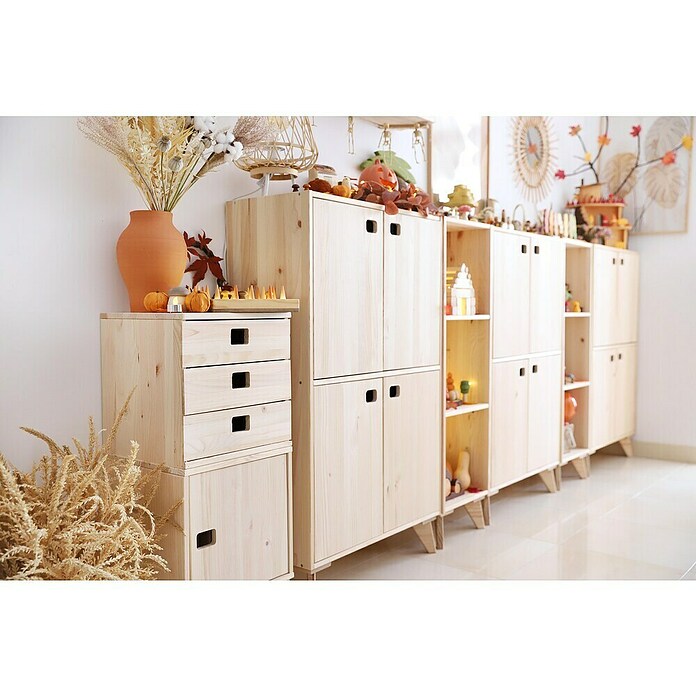 Astigarraga Dinamic Schrank (L x B x H: 33 x 70,8 x 105,4 cm, Natur)