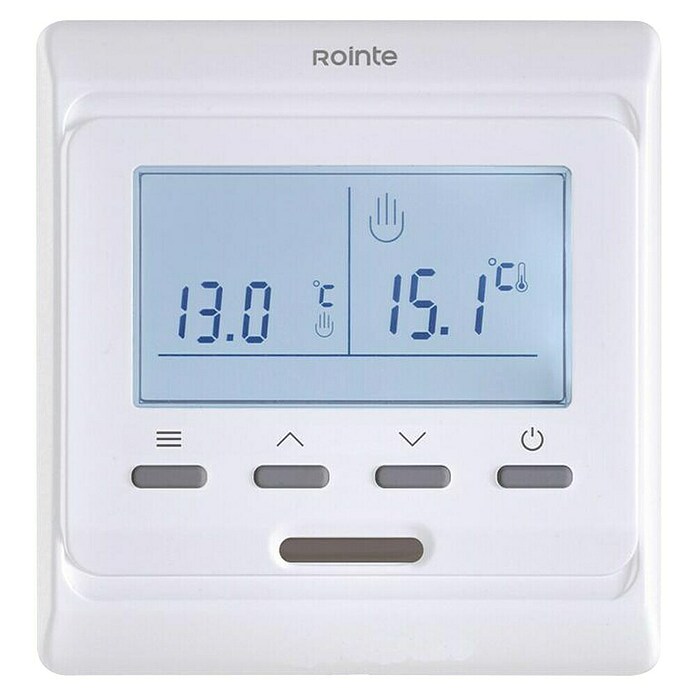 Rointe Termostato digital ST.2 (Específico para: Suelos radiantes, Blanco) | BAUHAUS