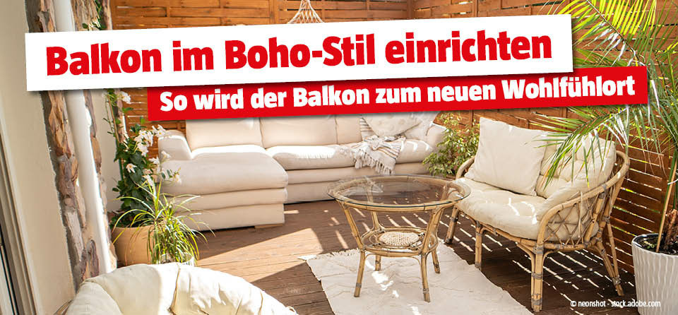 Boho-Balkon
