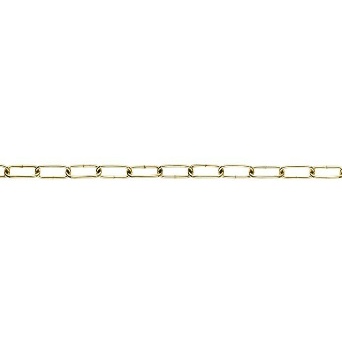 Stabilit Zierkette MeterwareDurchmesser: 2,8 mm, Stahl, Gold Unknown