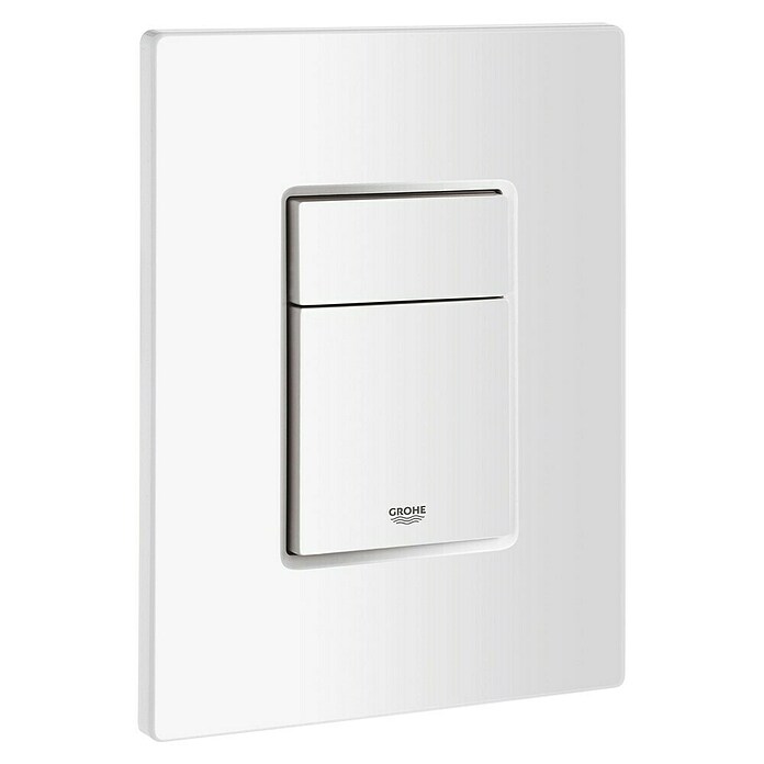 Grohe Placa de accionamiento Even (Blanco, 2 descargas) | BAUHAUS