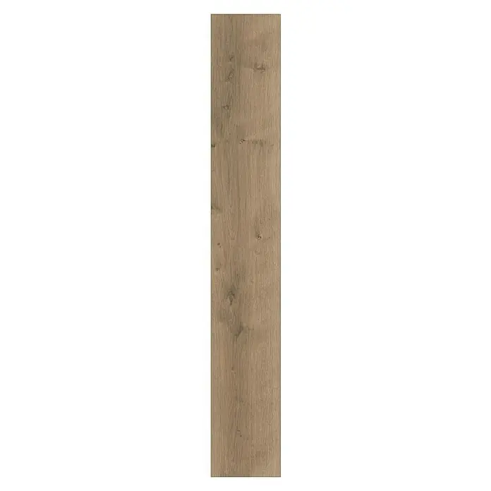 Parador Designbodenmuster Modular ONE Eiche Pure perlgrau - 200 x 194 x 8 mm, Landhausdiele, Pergrau - Nahaufnahme einer Holzplanke mit Maserung. Die Oberfläche weist ein natürliches Muster auf.