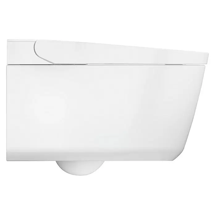 Grohe Wand-Dusch-WC-Set Sensia - Spülrandlos, Mit antibakterieller Glasur, Spülform: Tief, WC Abgang: Waagerecht, Weiß - Elegantes, weißes wandhängendes WC mit integriertem Spülkasten.