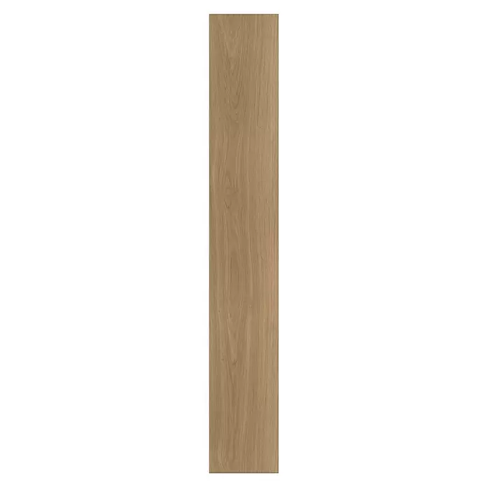 Parador Designbodenmuster Modular ONE Eiche Artemis karamellbraun - 200 x 194 x 8 mm, Landhausdiele - Helle braune Eichenholzplatte mit natürlicher Maserung.