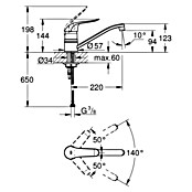 Grohe Euroeco Special Spültischarmatur (Chrom, Glänzend) | BAUHAUS